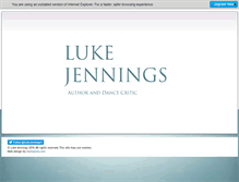 Tablet Screenshot of lukejennings.com